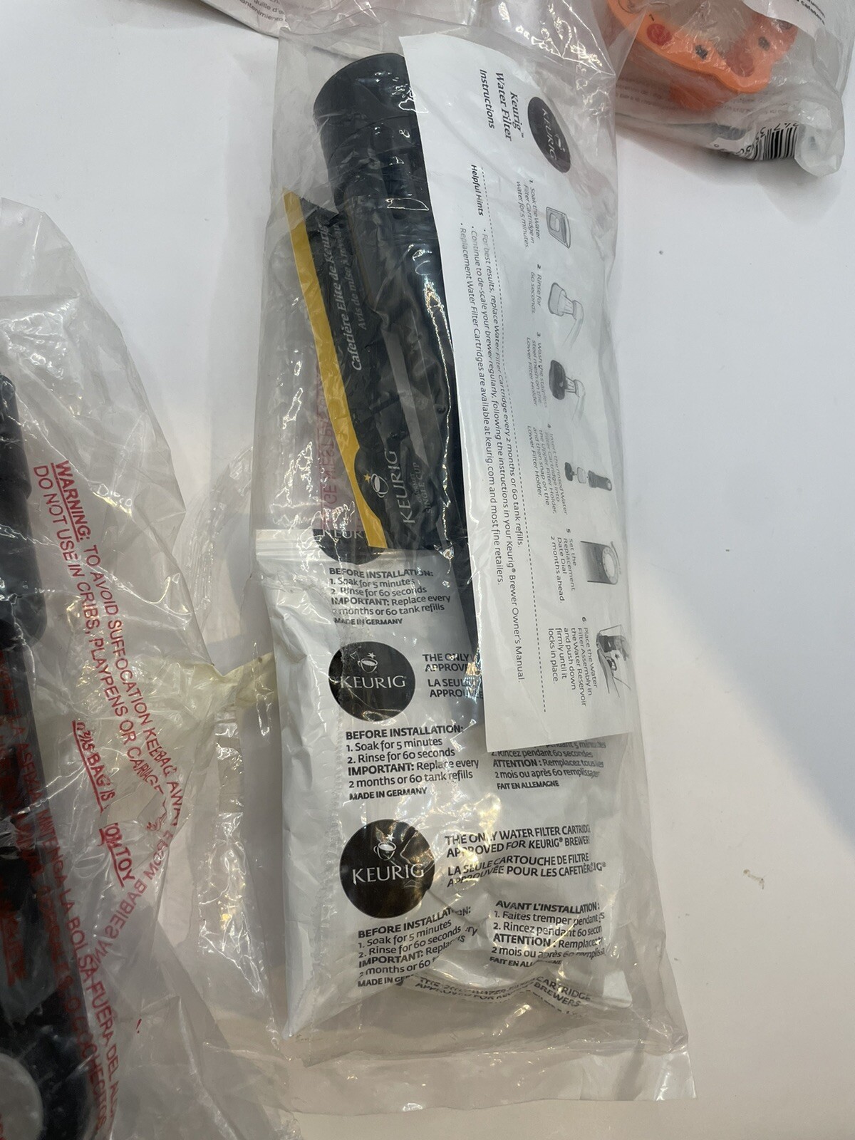 Keirug Accessory Lot, 4 Items, Filter Items And Cleaning Items