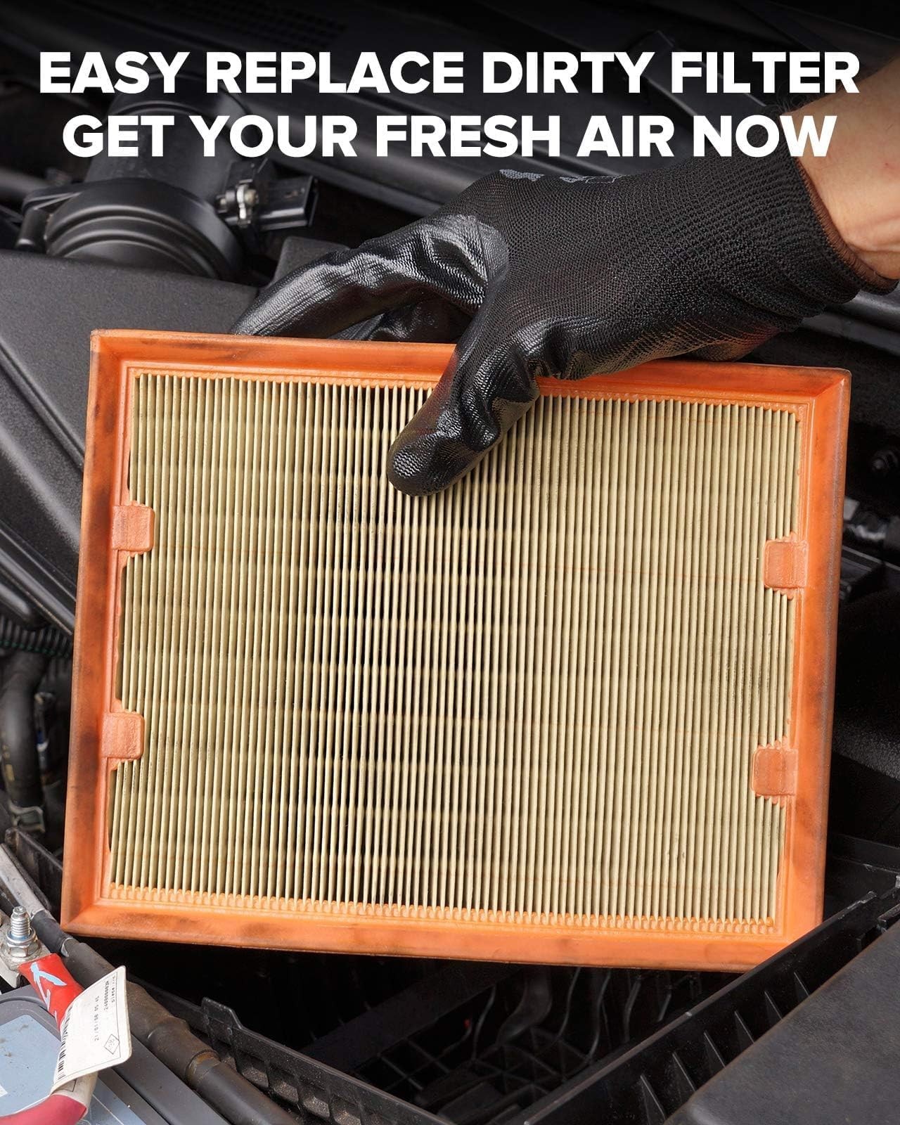 PHILTOP Engine Air Filter, Compatible with CA10755 Toyota Highlander, Sienna, Av