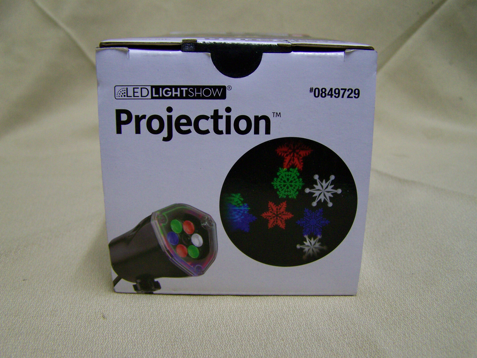 Gemmy Multicolor Snow Flurry Projection LED Lightshow #0849729 holiday light