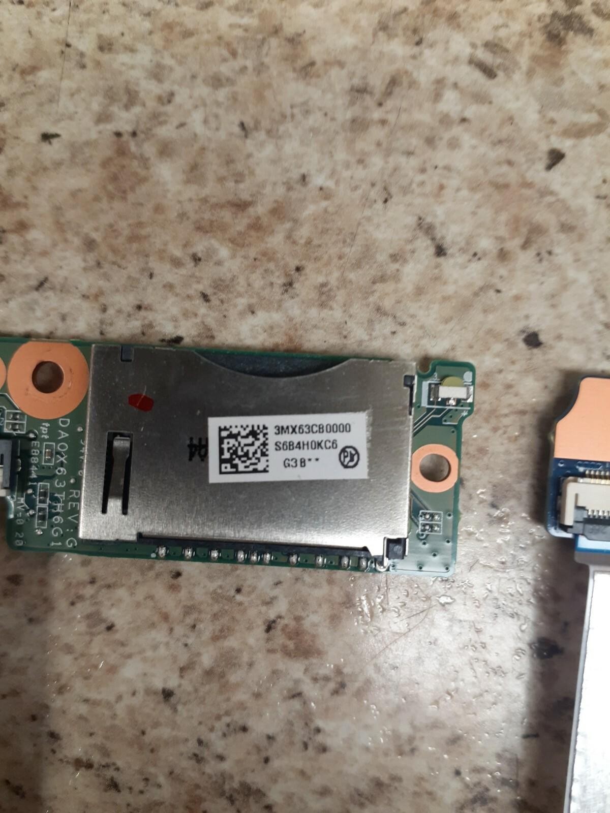 LOT OF 2 HP ProBook 450 455 G3 Card Reader Board w/Cable DA0X63TH6G1 3MX63CB0000