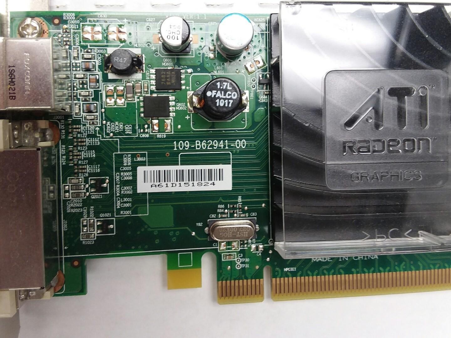 (2) ATI Radeon Graphics Card 256MB DMS-59 S-Video ATI-102-B62902(B) Full Height