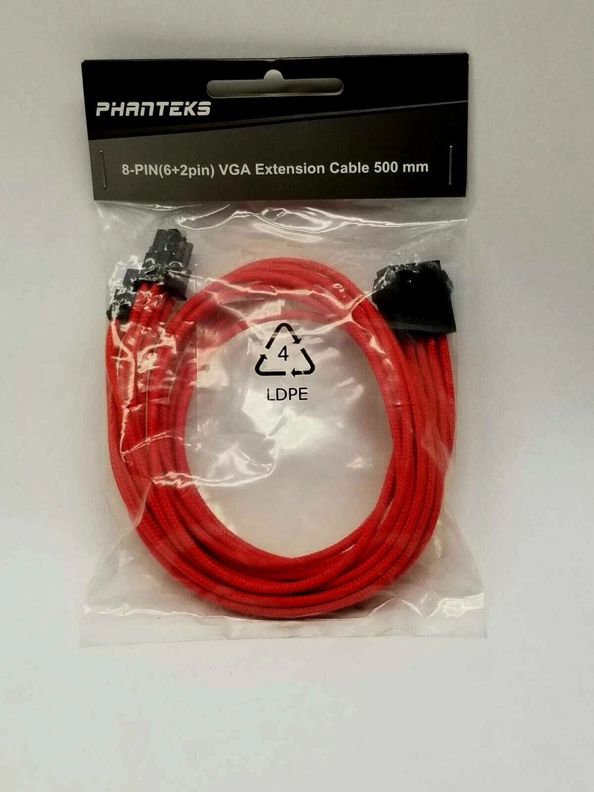 Phanteks PH-CB8V-RD 8 Pin 6+2 PCI Express Cable 500mm Red