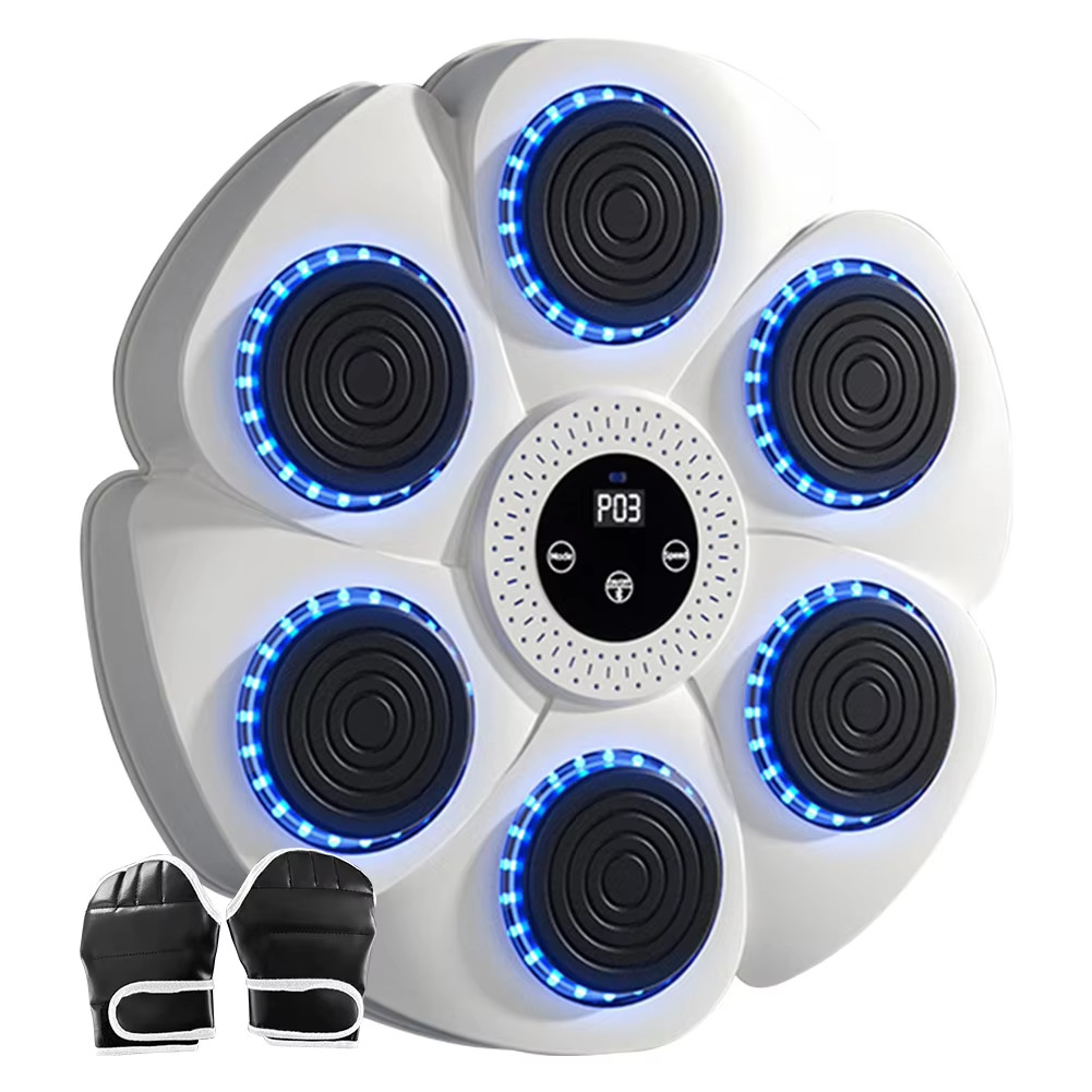White Music Boxing Machine, Boxing Machine Wall Mounted Music, Smart Bluetooth