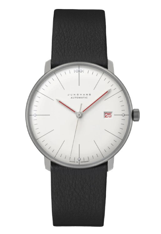 JUNGHANS Watch Max Bill 027 4009 02 Sapphire Glass men fashion black