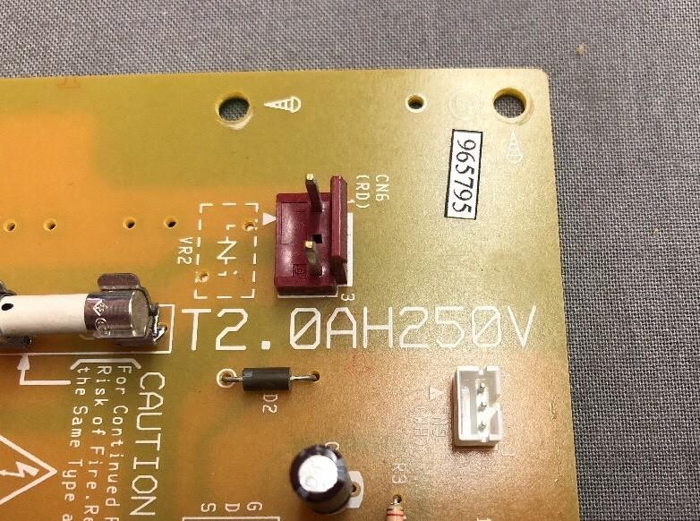 SHARP POWER SUPPLY BOARD AC-EX100 F1664FC31 T2.0AH250V FOR COPIERS