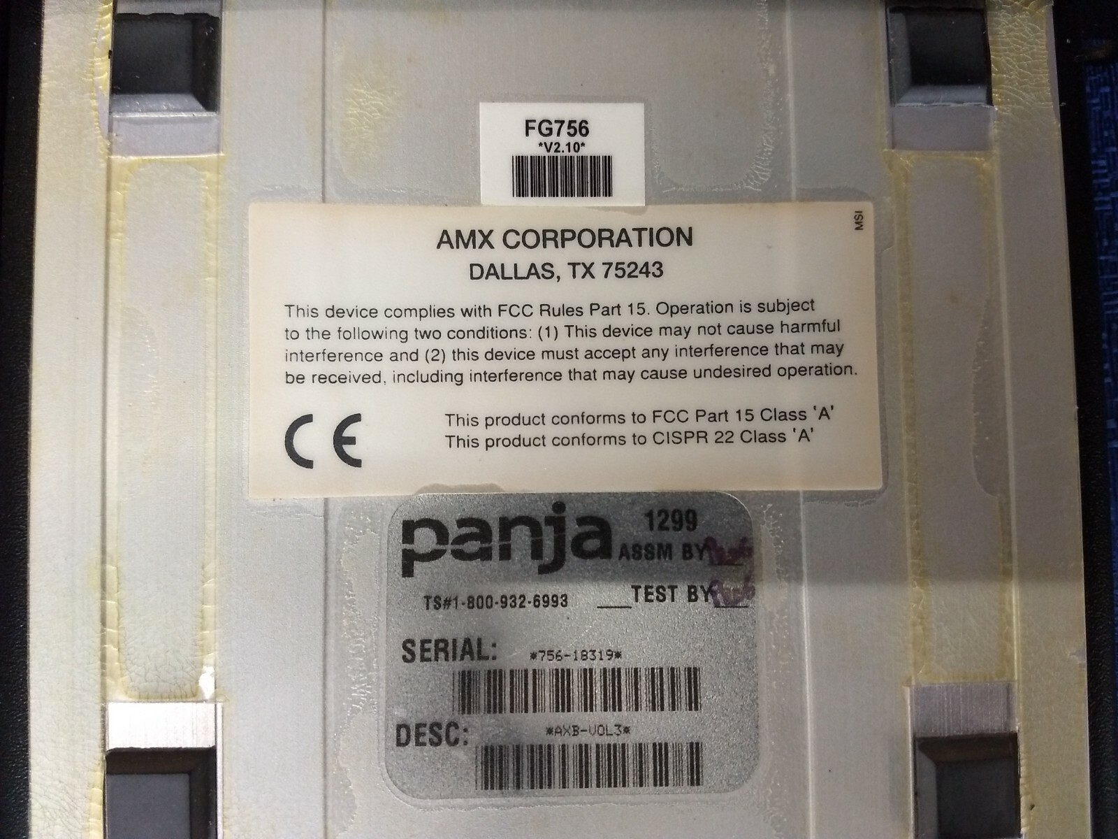 Mixed Lot of AMX Audio/Visual Equipment