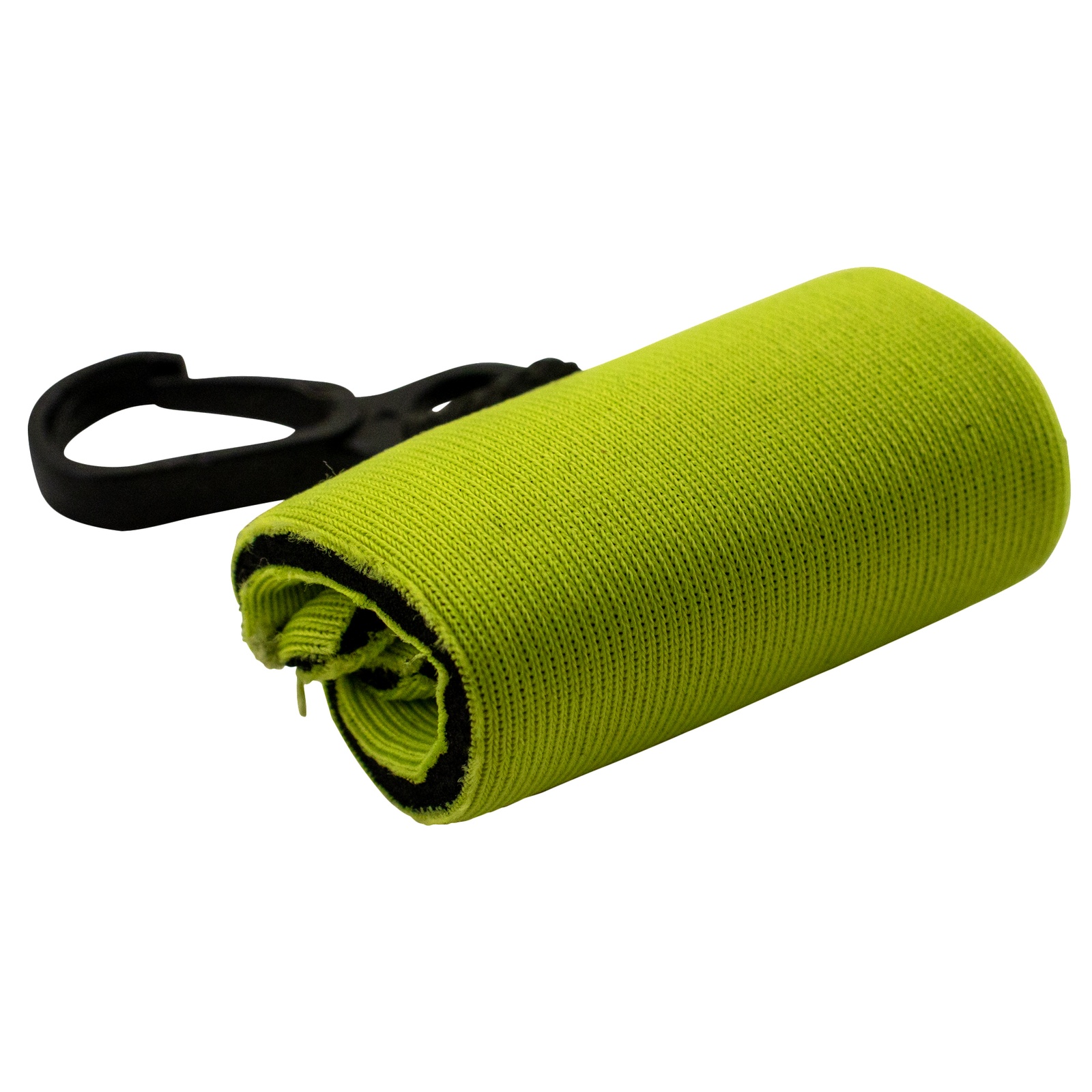 10 Green Clip-On Neoprene Sleeve Lip Balm Holsters Lipstick Holder Key Chain