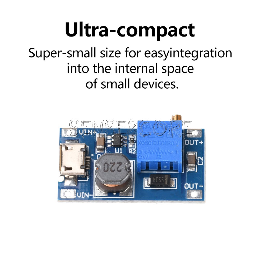 5PCS 2A booster board DC-DC step-up module 2/24V to 5/9/12 / 28V Replace XL6009