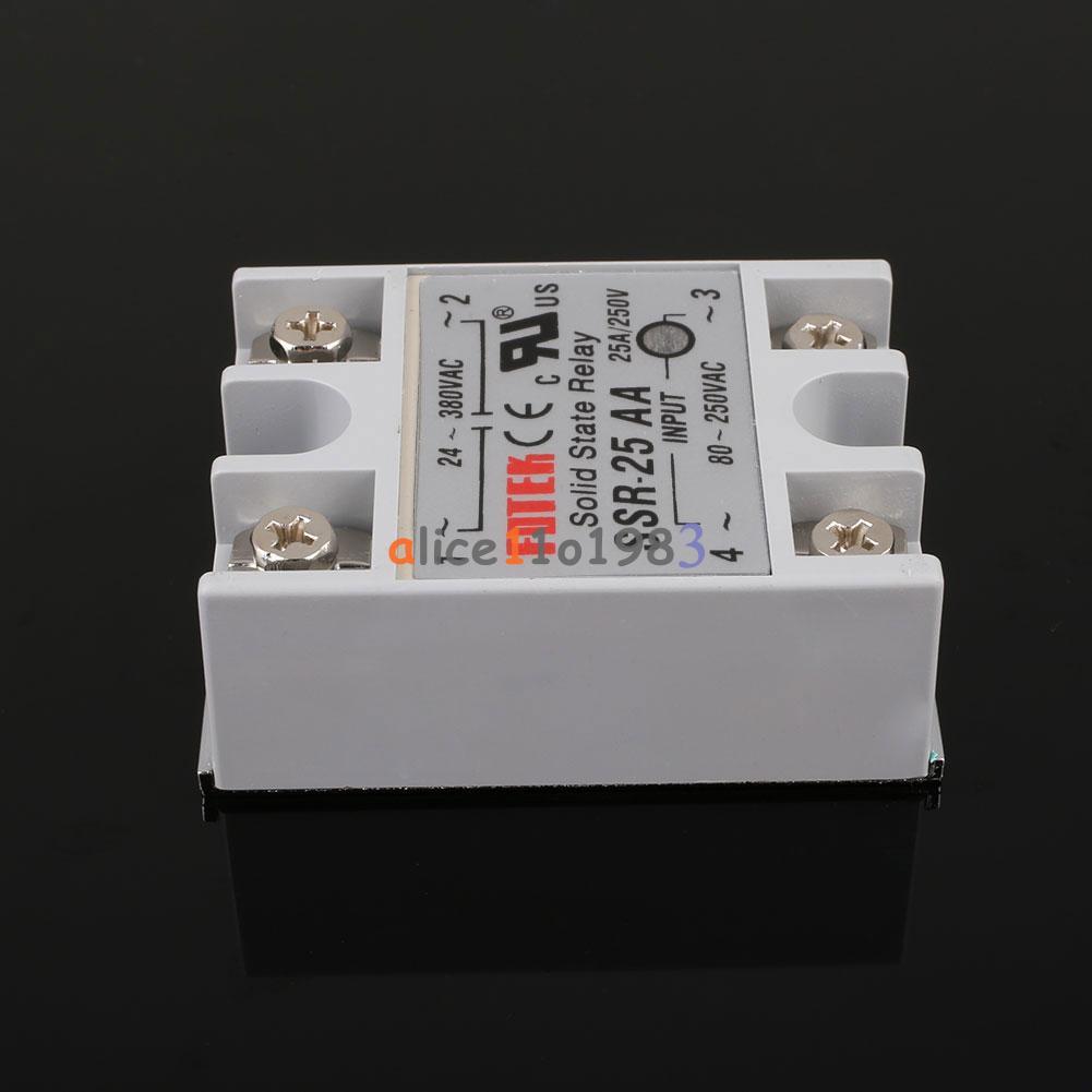 SSR-25AA AC-AC 25A 80-250VAC 24-380VAC FOTEK Soild State Relay
