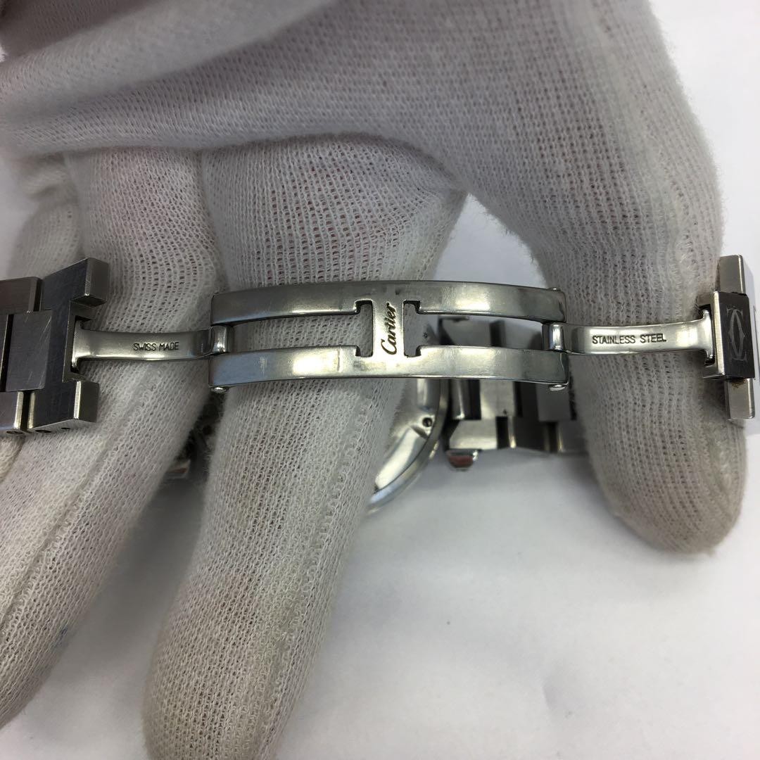 Cartier Watch Pasha C Chronograph 2412 Automatic Stainless Steel Water Resistant