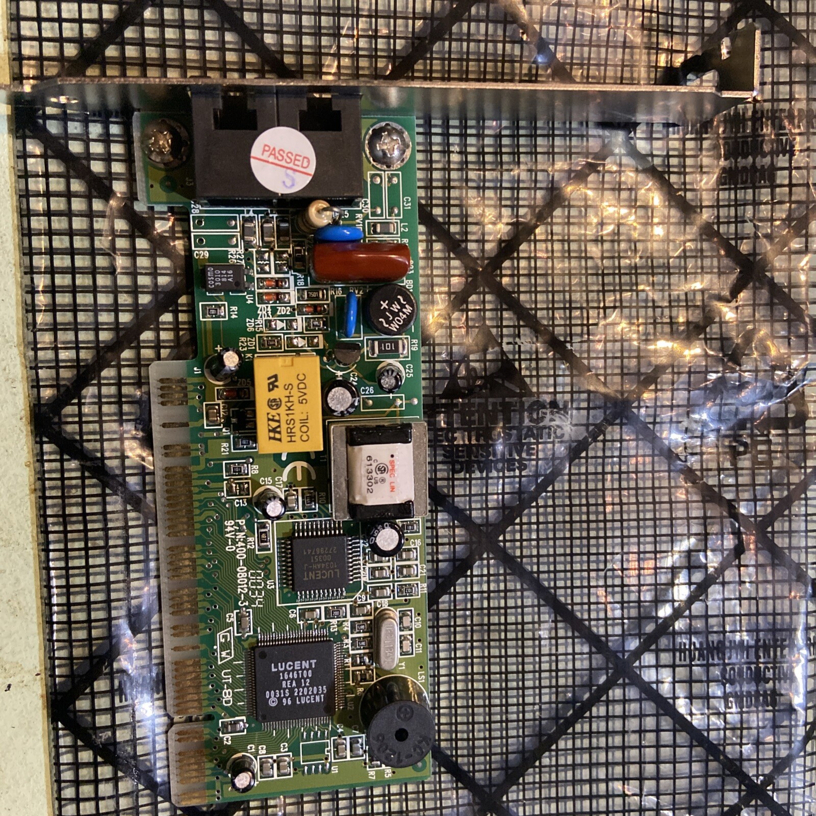I56LVP-F10 LUCENT 400-08012-300 GENERIC PC 56K PCI FAX MODEM