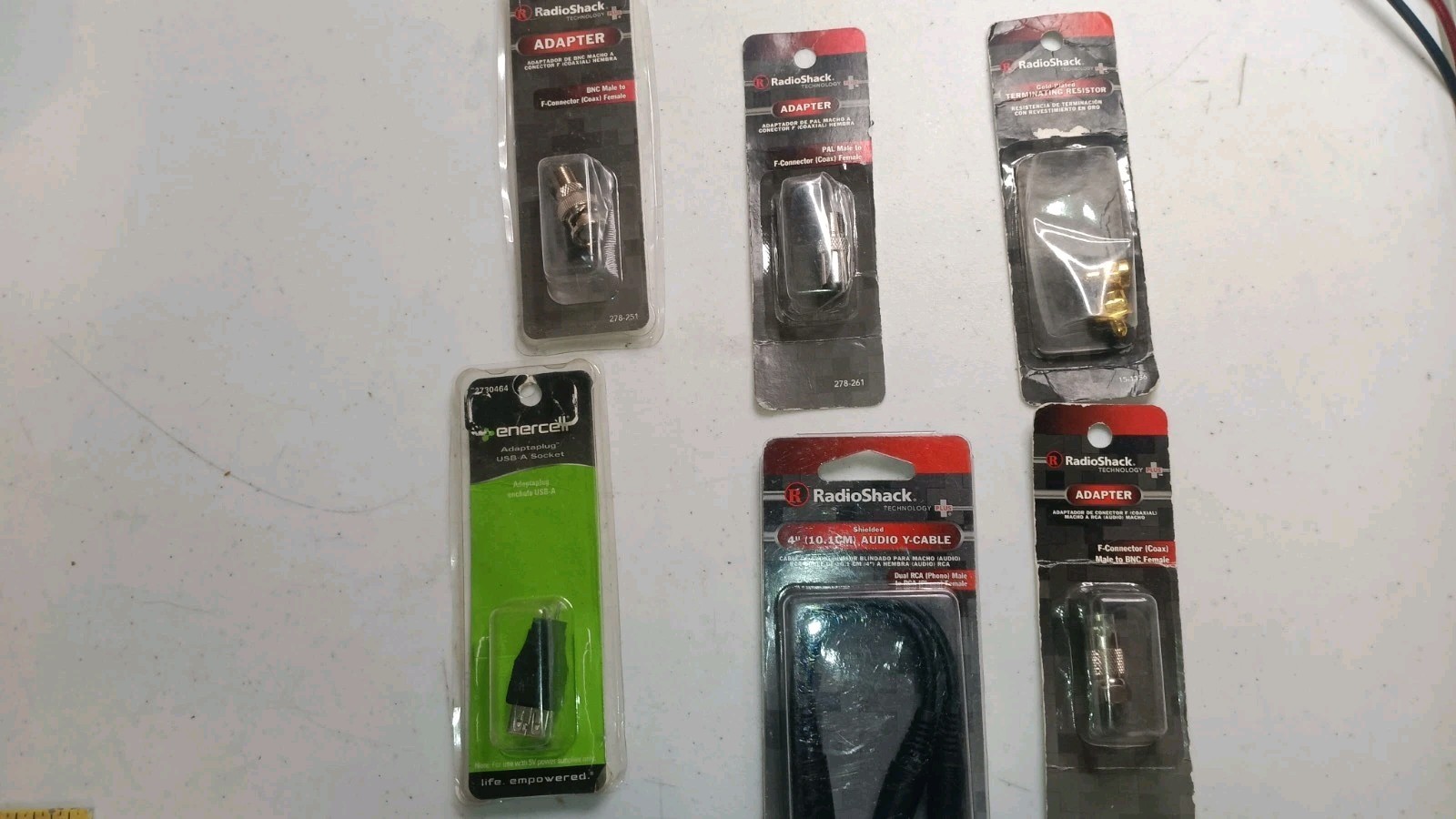 Miscellaneous Lot Of NIB GIGAWARE,RADIO SHACK 41 TOTAL SOLD FOR PARTS FREE SHIP