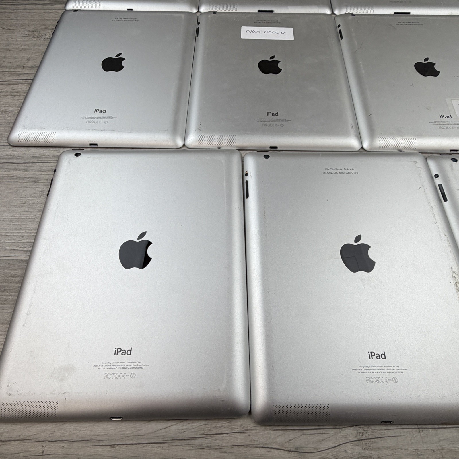 Lot Of 11 Apple iPads Models: A1458, A1459, A1460 And A1395 **Repair Parts Only