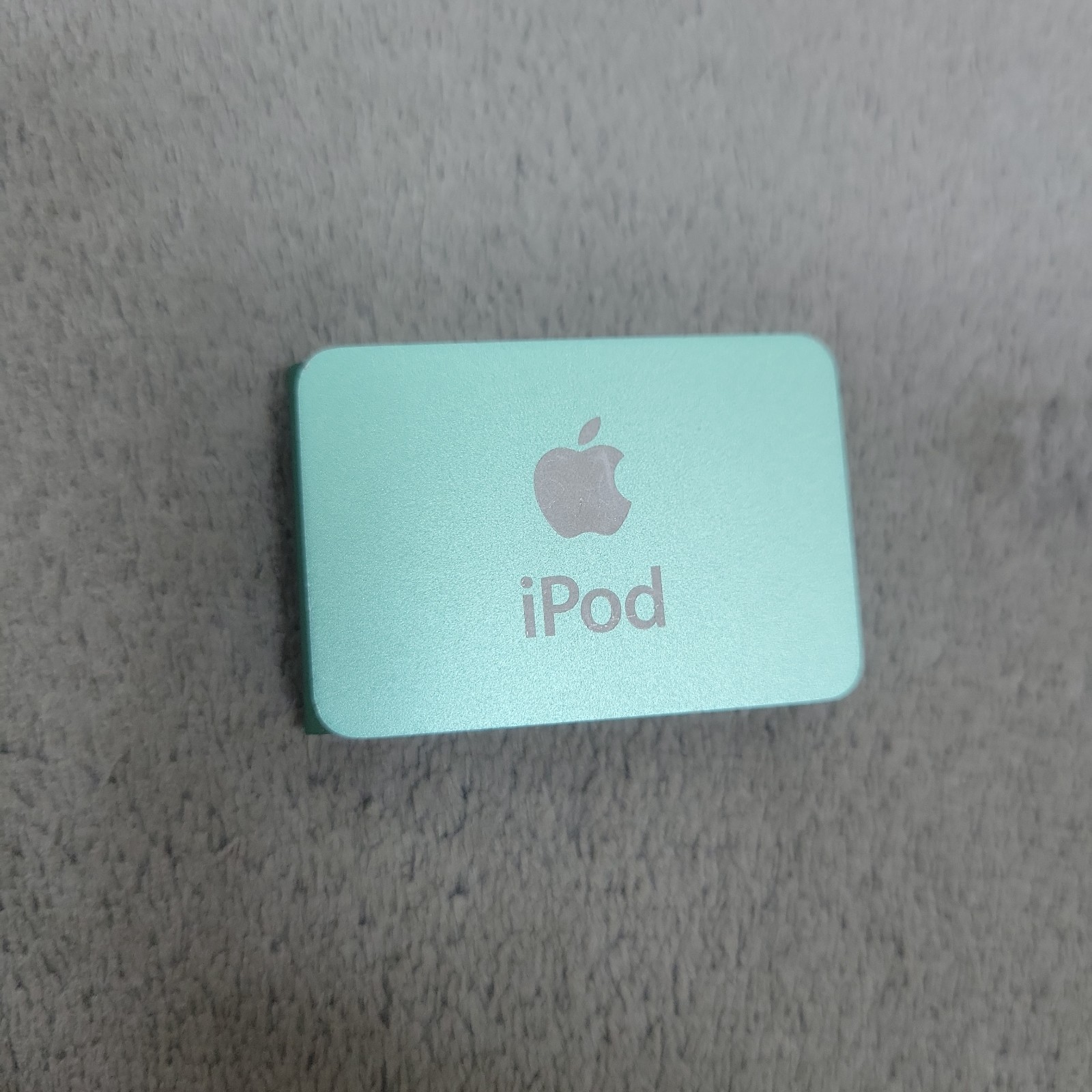 Apple iPod Shuffle 2nd Gen 1GB Aqua Green MP3 Player A1204 Works Great 3+ Hour