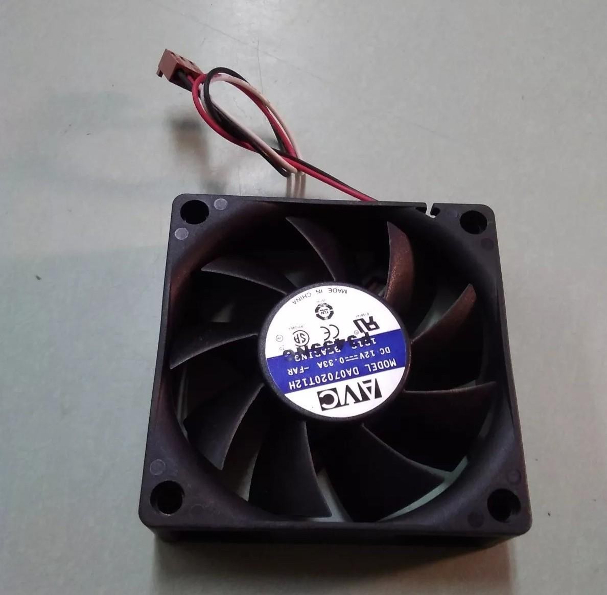 AVC Cooling Fan DA07020T12H DC 12V 0.33A 3-pin