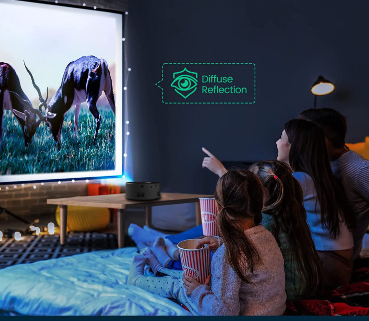 Yt200 Mini Projector Portable Lcd Video Movie Multimedia Player Led Beamer Proje