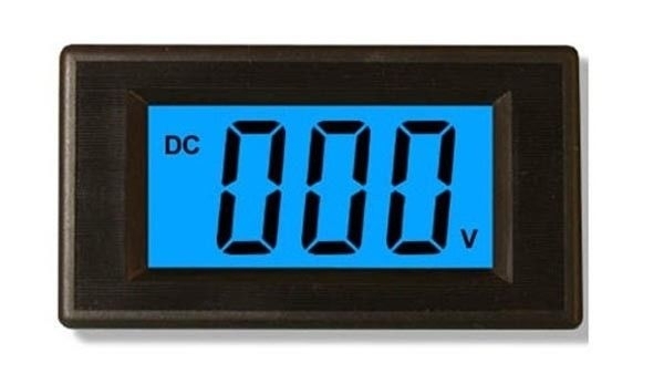 1pcs 3 1/2″ DC0-199.9mV Blue LCD Digital Volt Panel Meter/Voltmeter