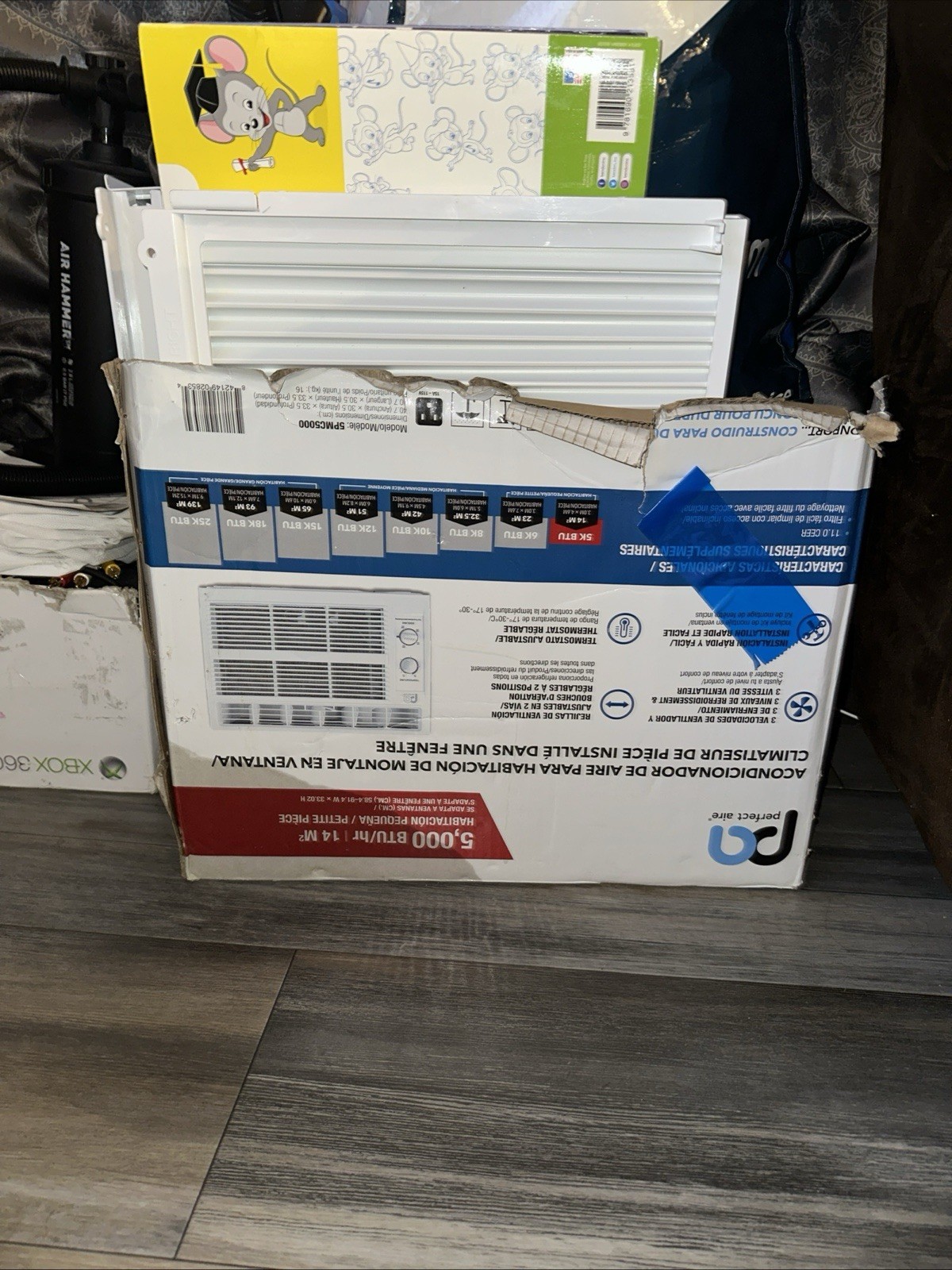 Perfect Aire 5PAC5000 Air Conditioner Mixed Lot with Additional Electronics