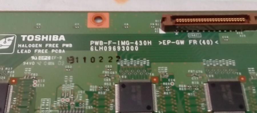 Toshiba e-Studio 5520C PWB-F-IMG-430H Image Board 6LH09693000