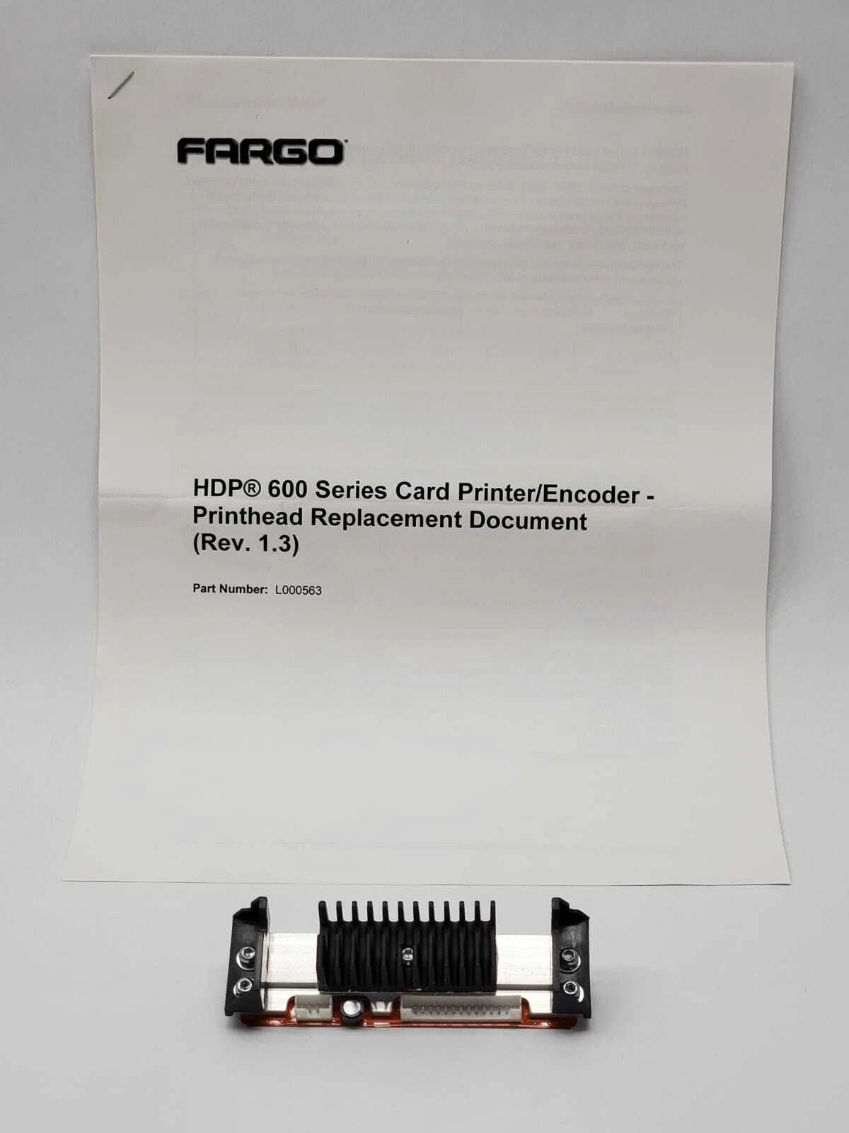 FARGO 088063 Thermal Printhead Replacement for HDP600 Badge Printer OEM