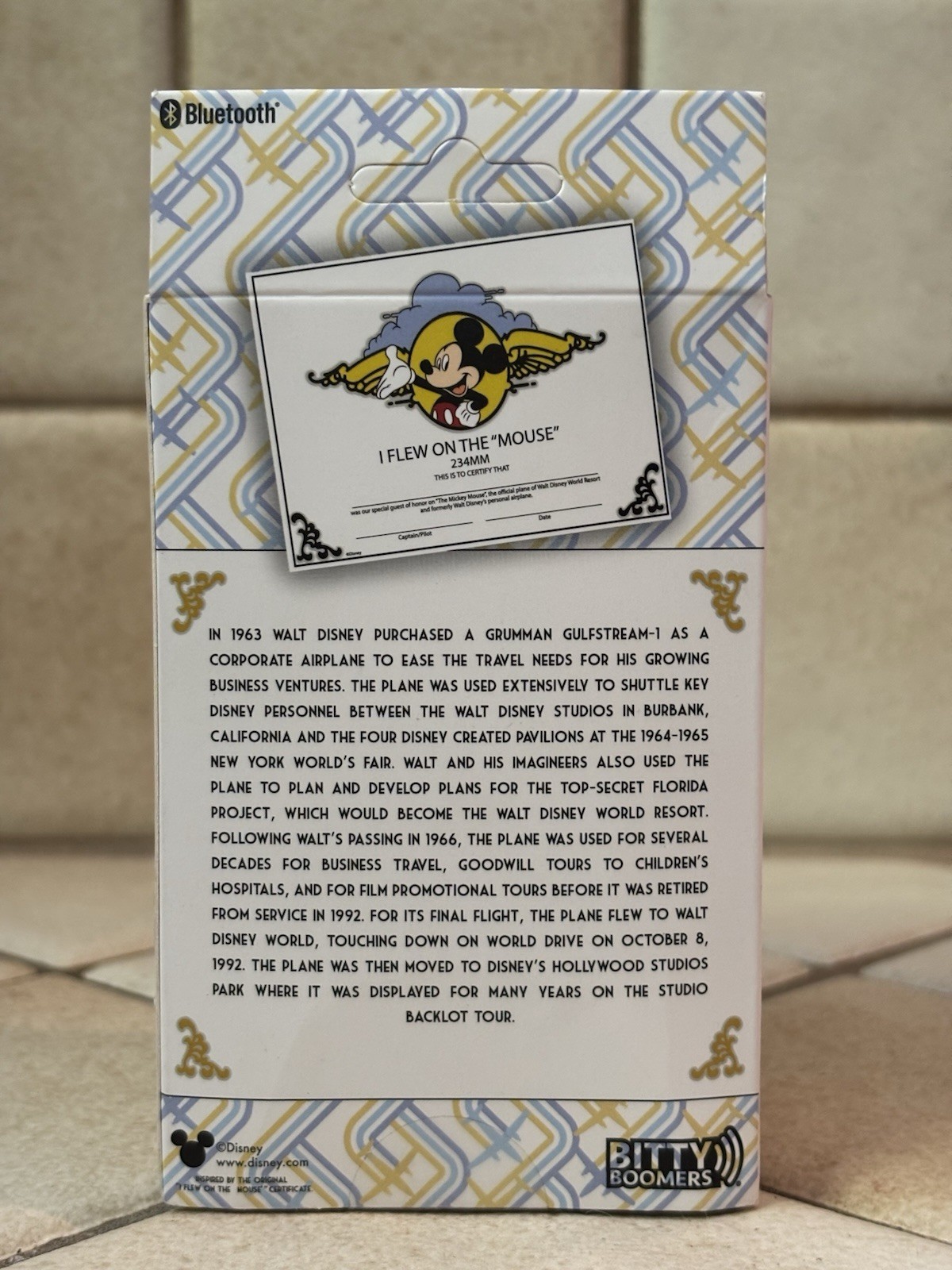 Bitty Boomers Disney Mickey Mouse Pilot – Mini Bluetooth Speaker