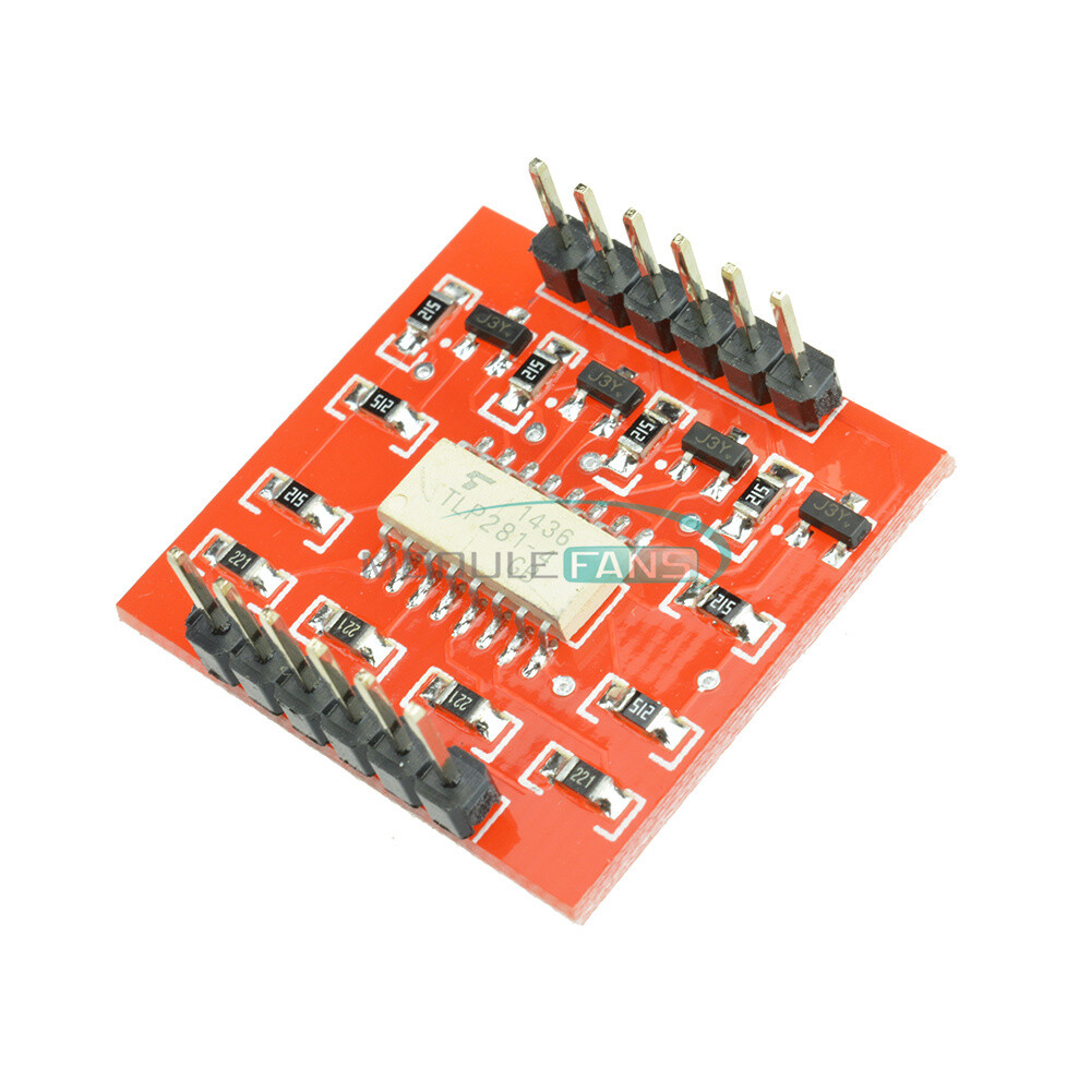 4-Channel Opto-isolator IC Module Arduino Low &High level Expansion Board TLP281
