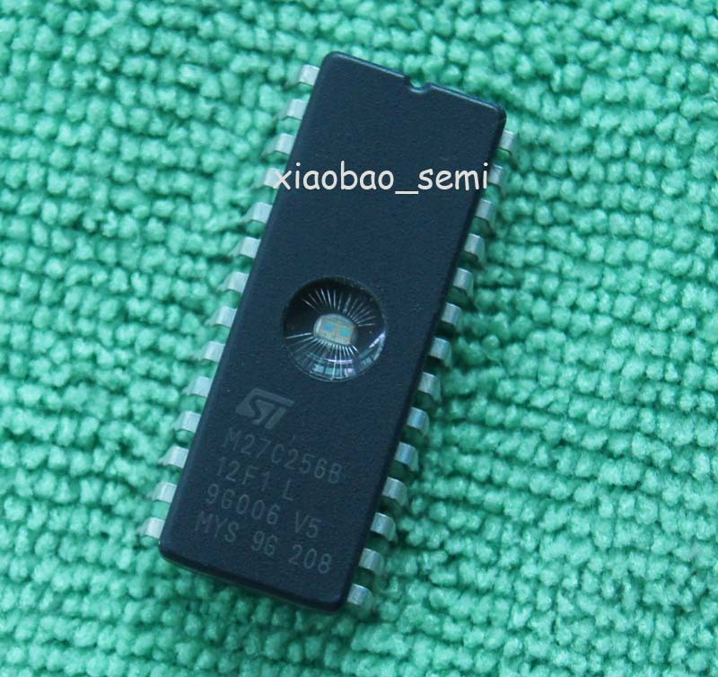 10pcs M27C256B-12F1 27C256 CDIP-28 EPROM UV ST