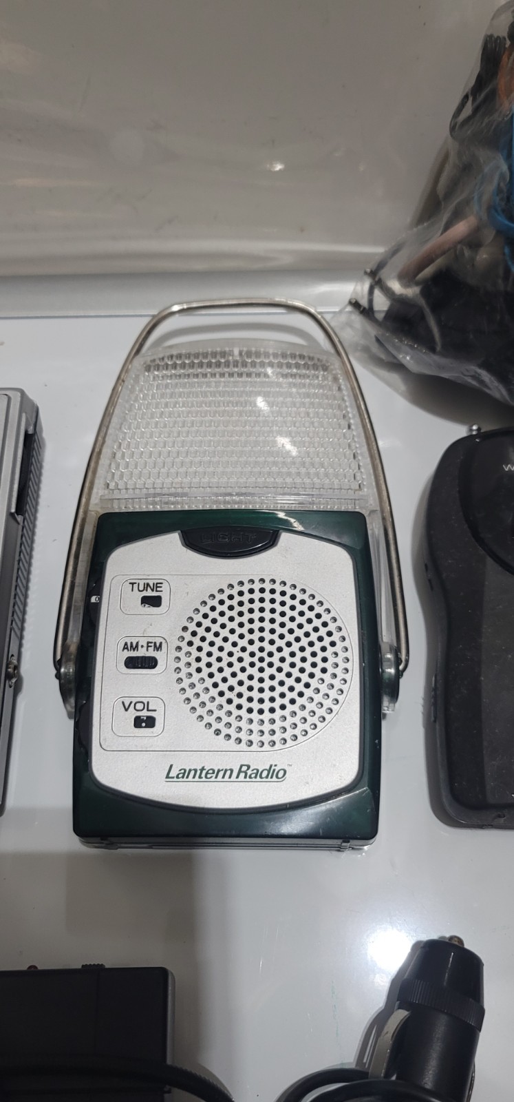 Vintage Electronics Lot Juliette Jensen Lantern Radio Earbuds Flashlights Bulk
