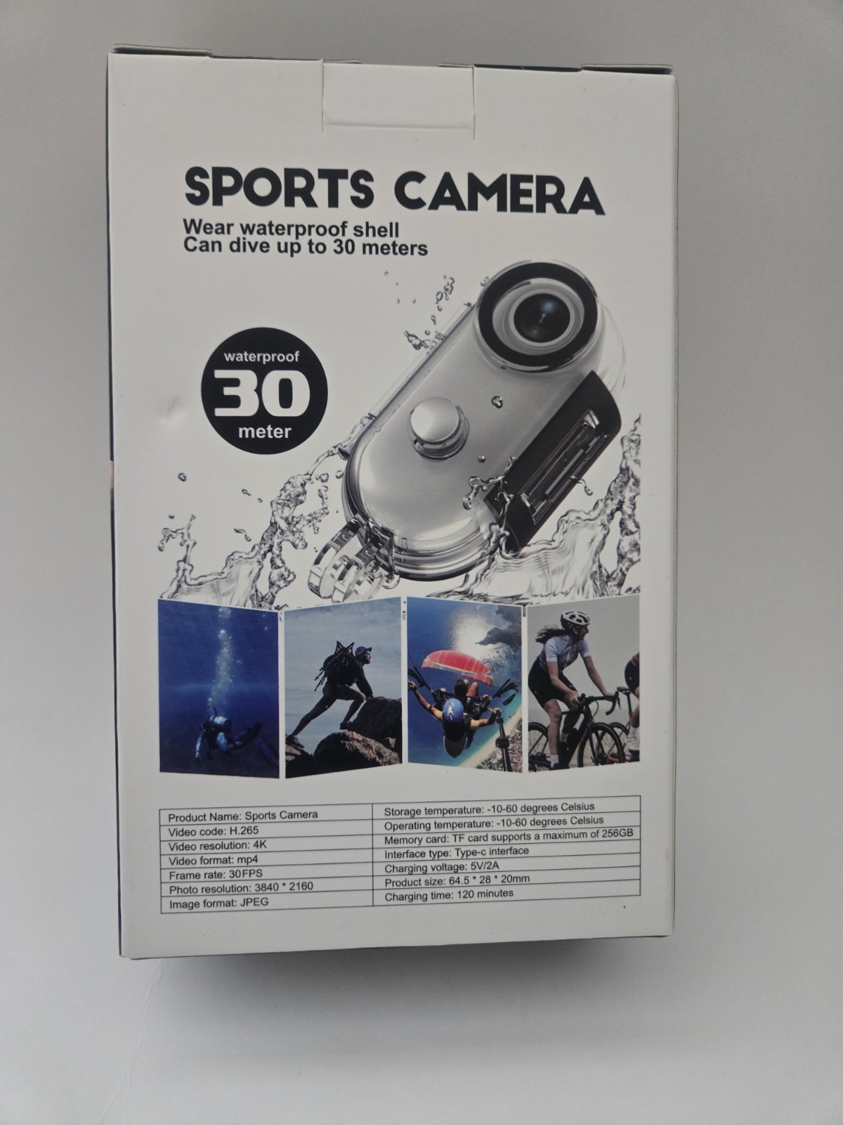 Sports Camera 4K WiFi H.265