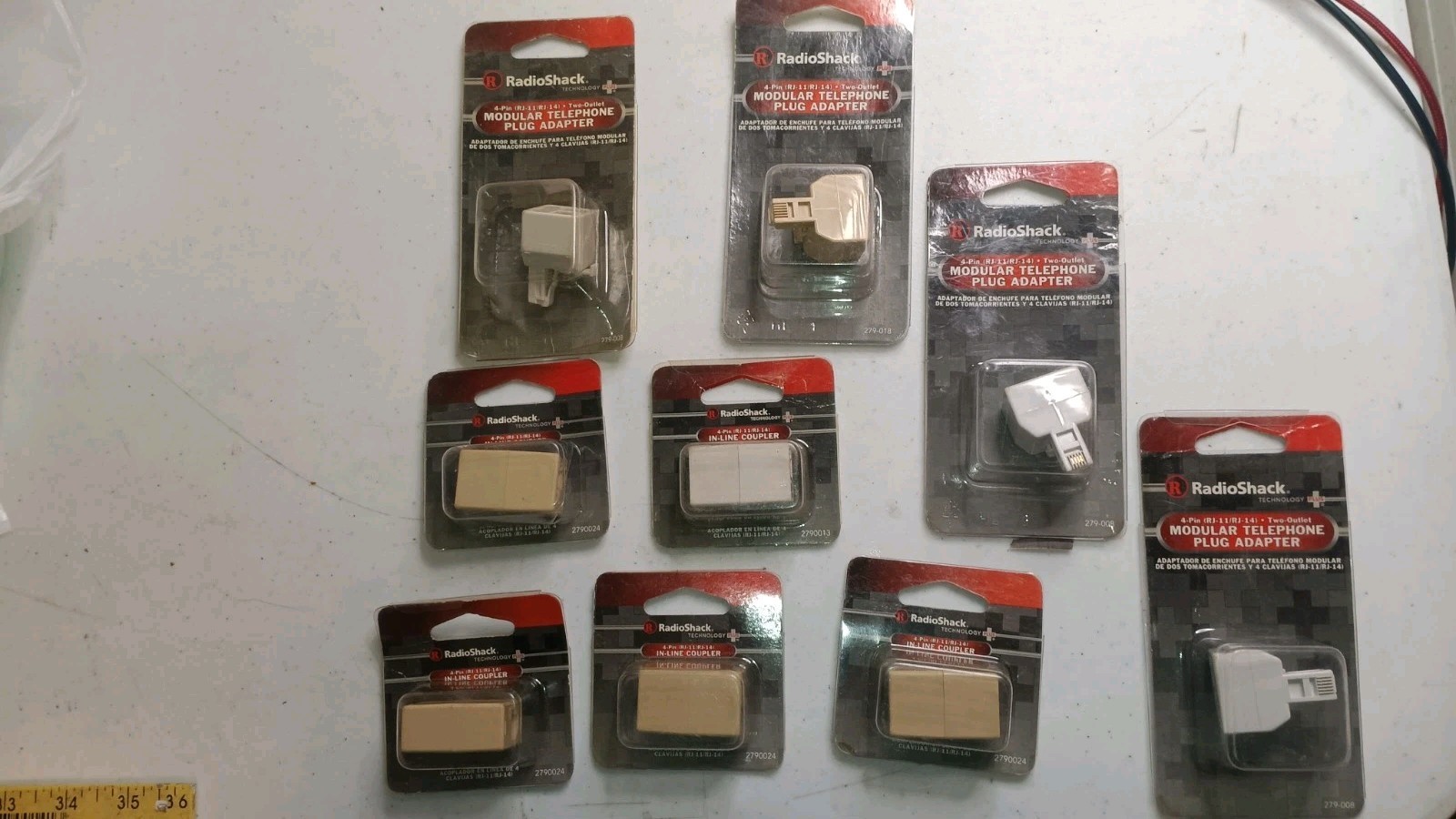 Miscellaneous Lot Of NIB GIGAWARE,RADIO SHACK 41 TOTAL SOLD FOR PARTS FREE SHIP