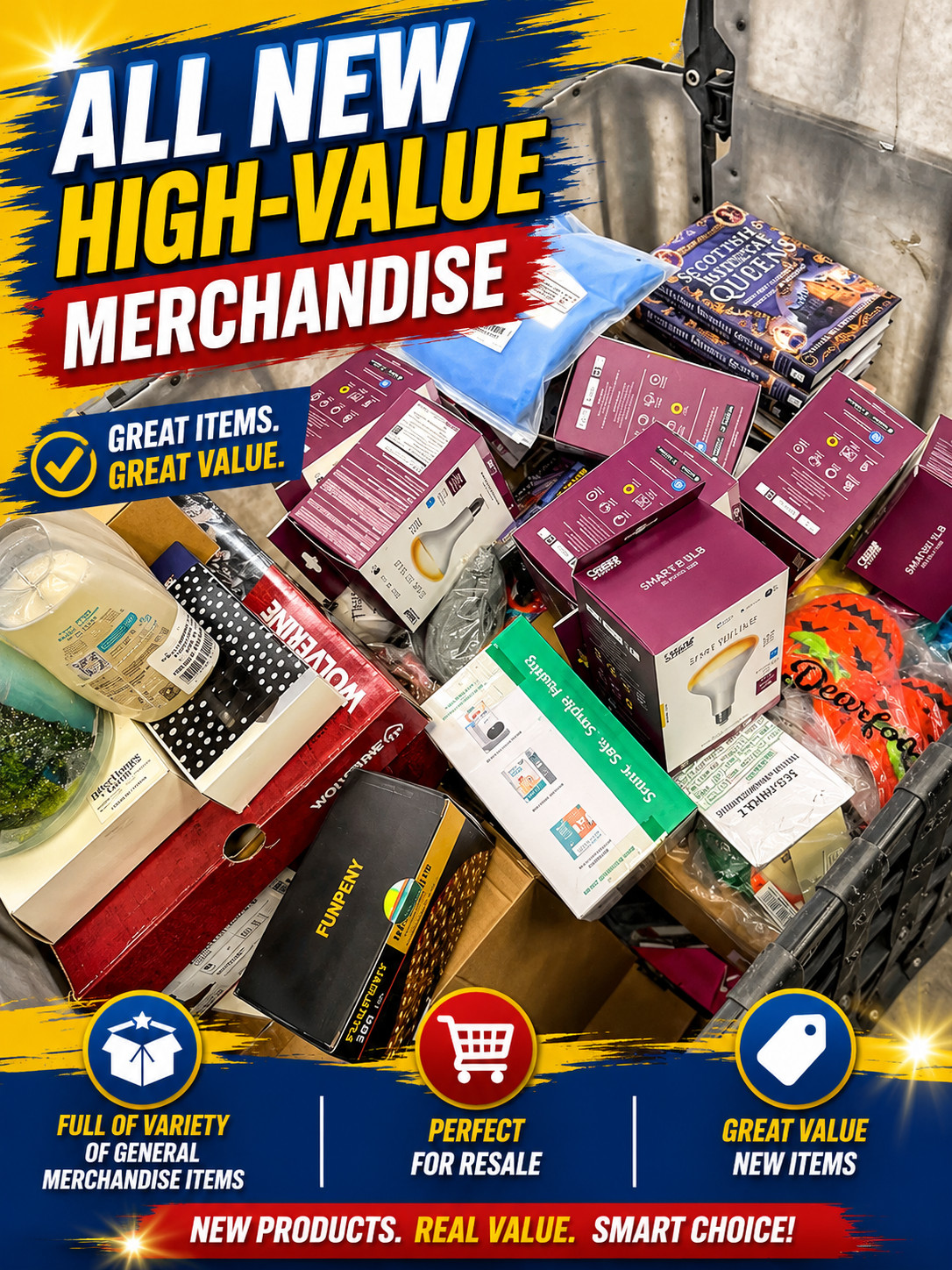 TikTok Inspired Mixed Merchandise – Retail Products Moving Fast