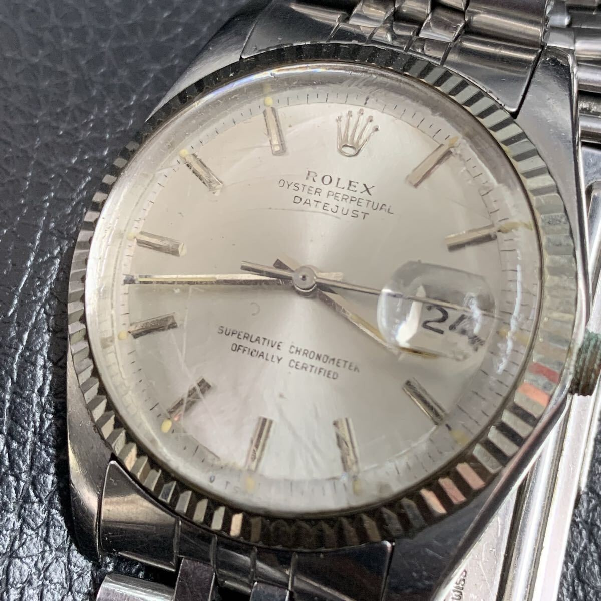 ROLEX Watch DATEJUST 160 Automatic Oyster Perpetual Chlorometer Wristwatch Men’s