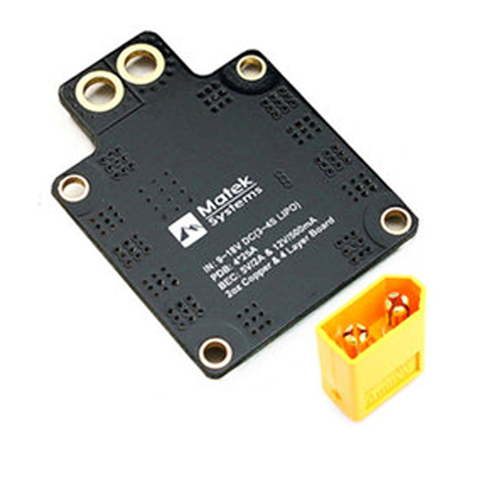 PDB-XT60 Copper Power distribution board W/ BEC 5V & 12V 2oz For RC Multirotors
