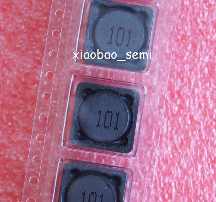 20pcs Shielded Inductor SMD Power Inductors CD127 100uH 101 12x12x7mm