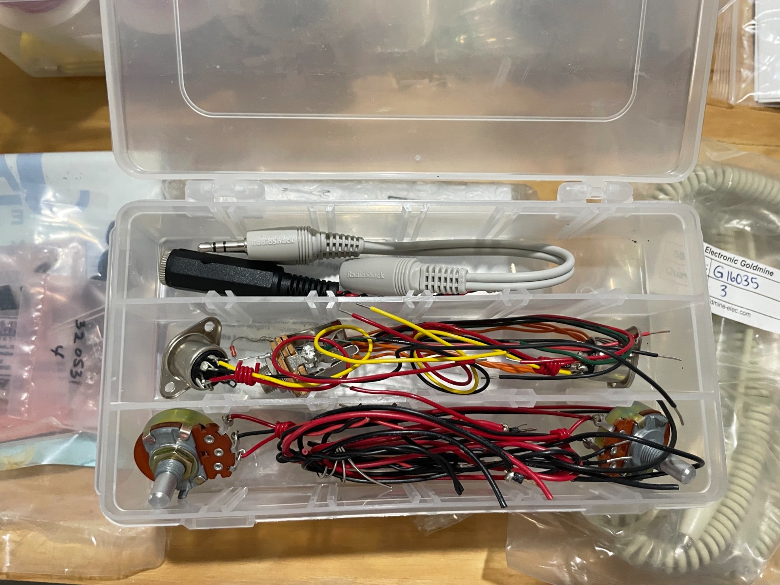 Box of Electronics – Lot – Box 1 – Jameco – Japanese Kits – Electronic Goldmine