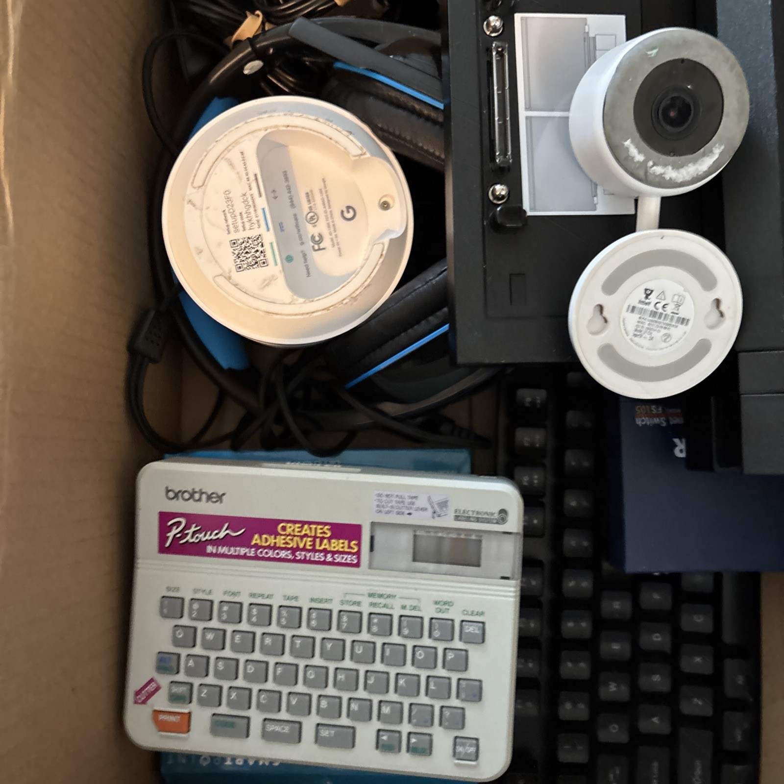 Misc Box Of electronics. Use Or Resell.