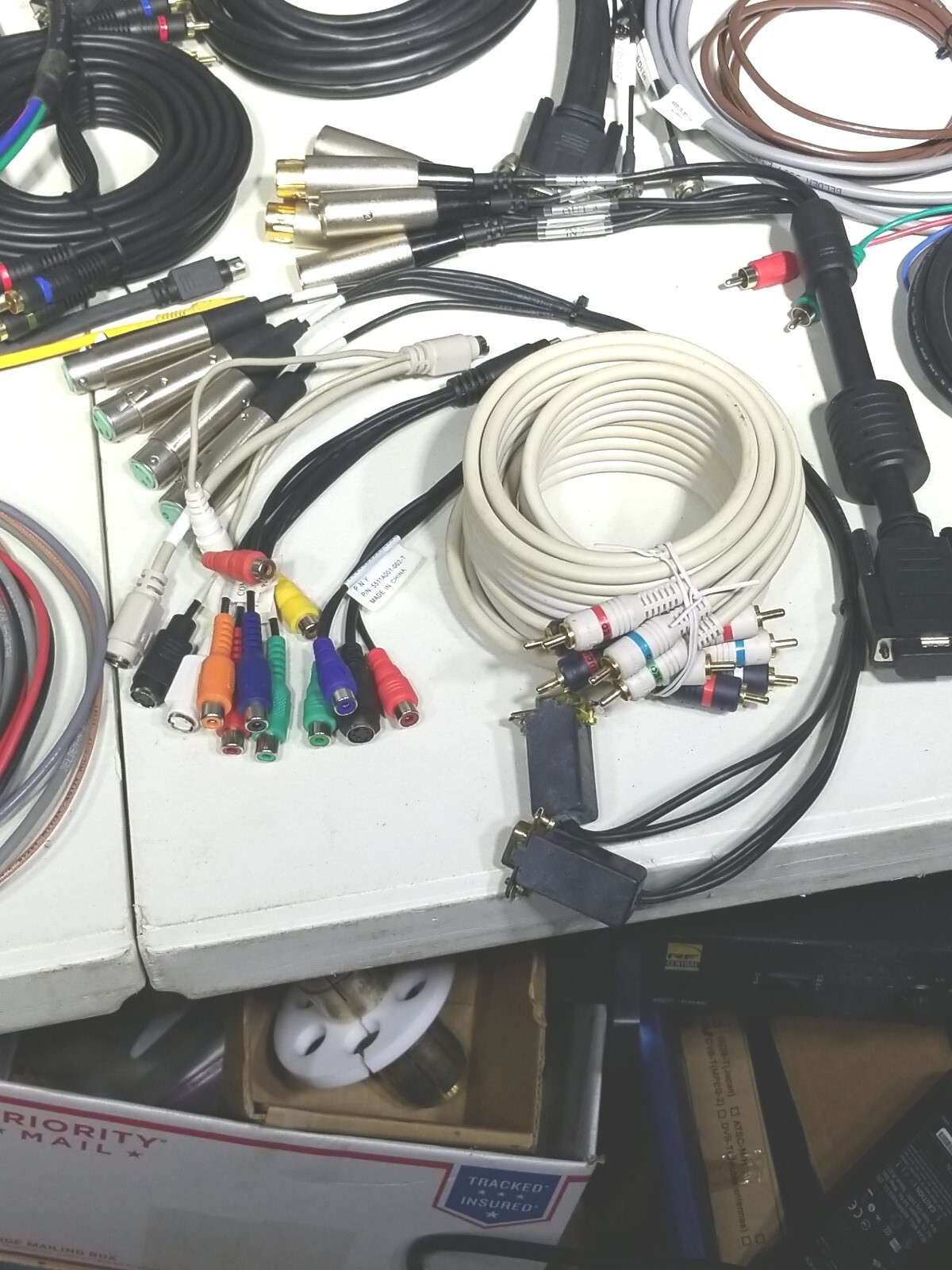 Lot of Professional Audio Cables