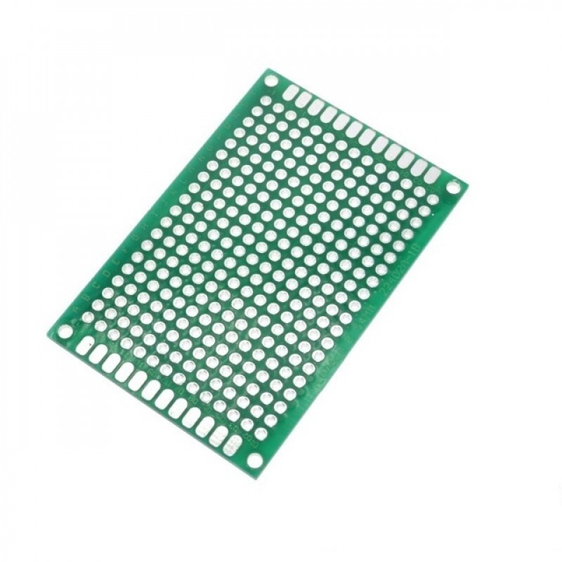 2 pcs 4x6cm Single Side Protoboard Circuit Prototype DIY PCB Bread Board