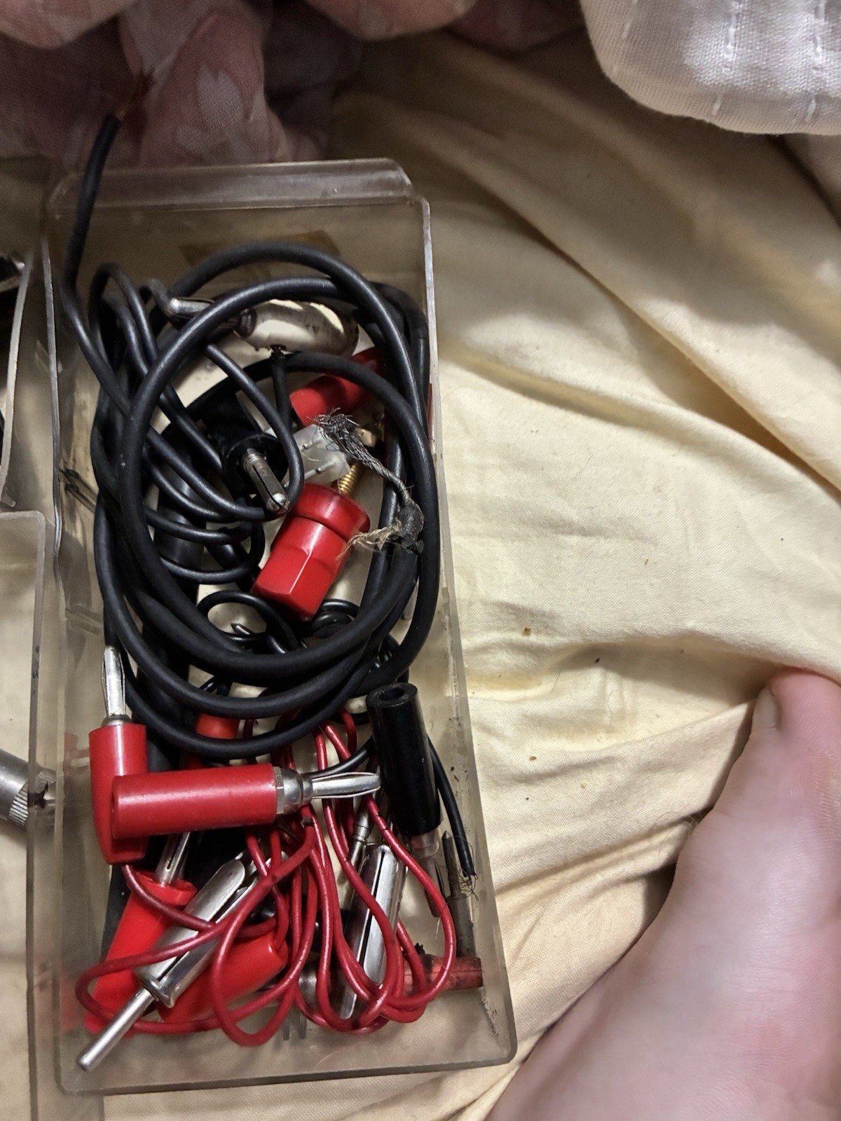 Bulk Electronics Parts Lot – RCA Jacks, Switches, Wiring, Etc– DIY Repair