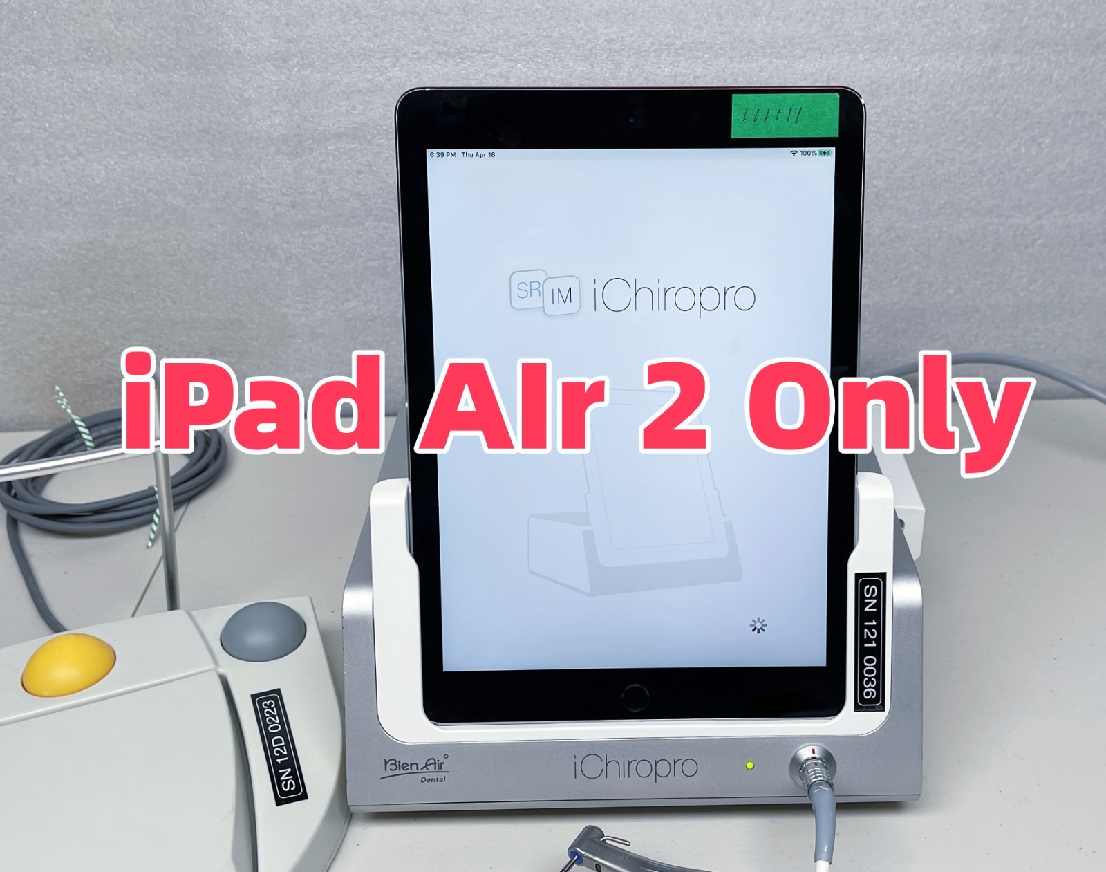 🚩Ipad Air 2 for Bien Air iChiropro, With installed iChiropro APP, **Ipad Only**