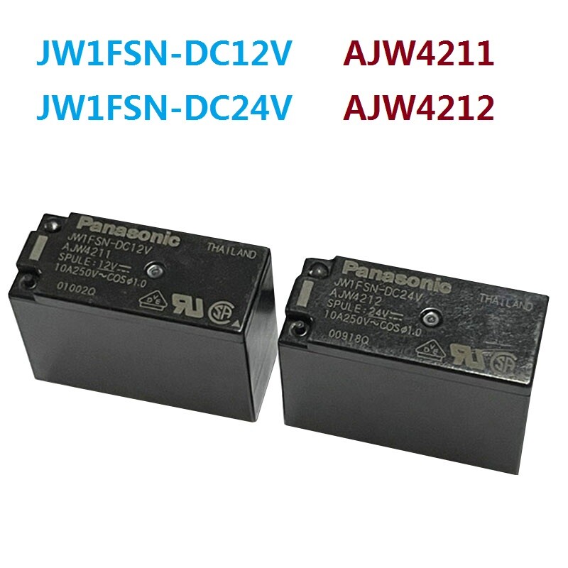 MATSUSHITA JW1FSN-DC12V AJW4211 JW1FSN-DC24V AJW4212 Panasonic Relay 10A 5Pins