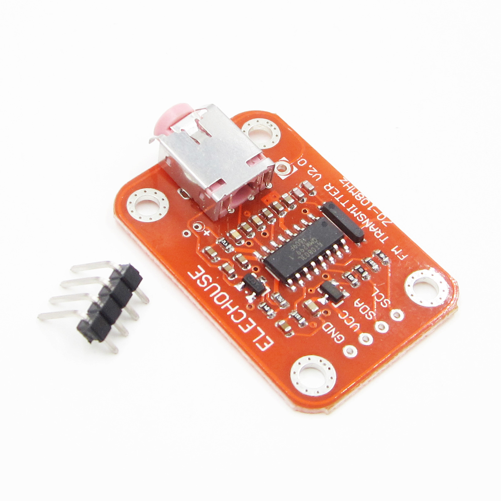 New V2.0 FM Radio Transmitter Module For Build Your Own Radio Station