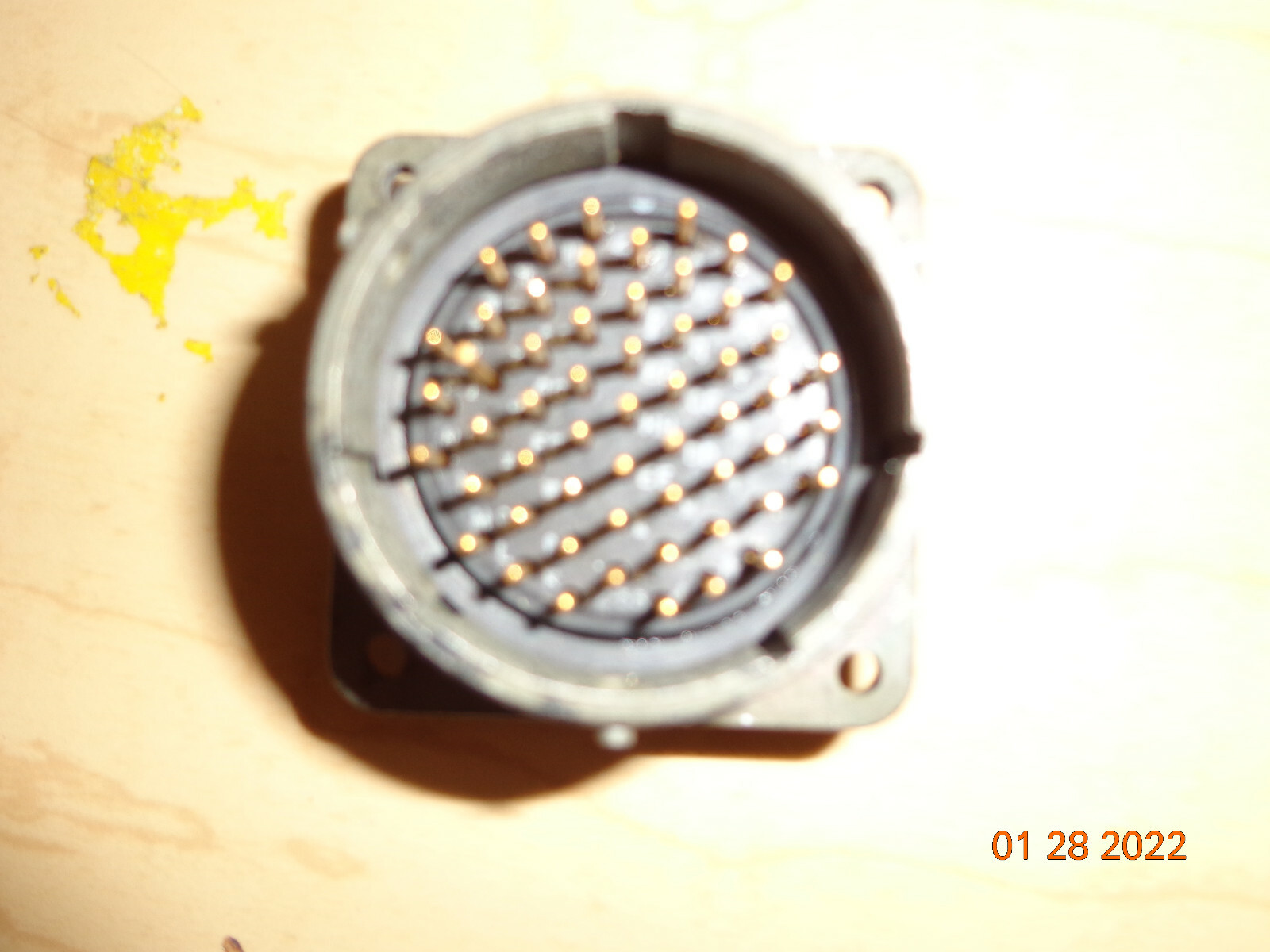 1 Bendix ms3112E 22-55P Mil Spec Circular Connector Plug 55 pOS Gold ampheonol