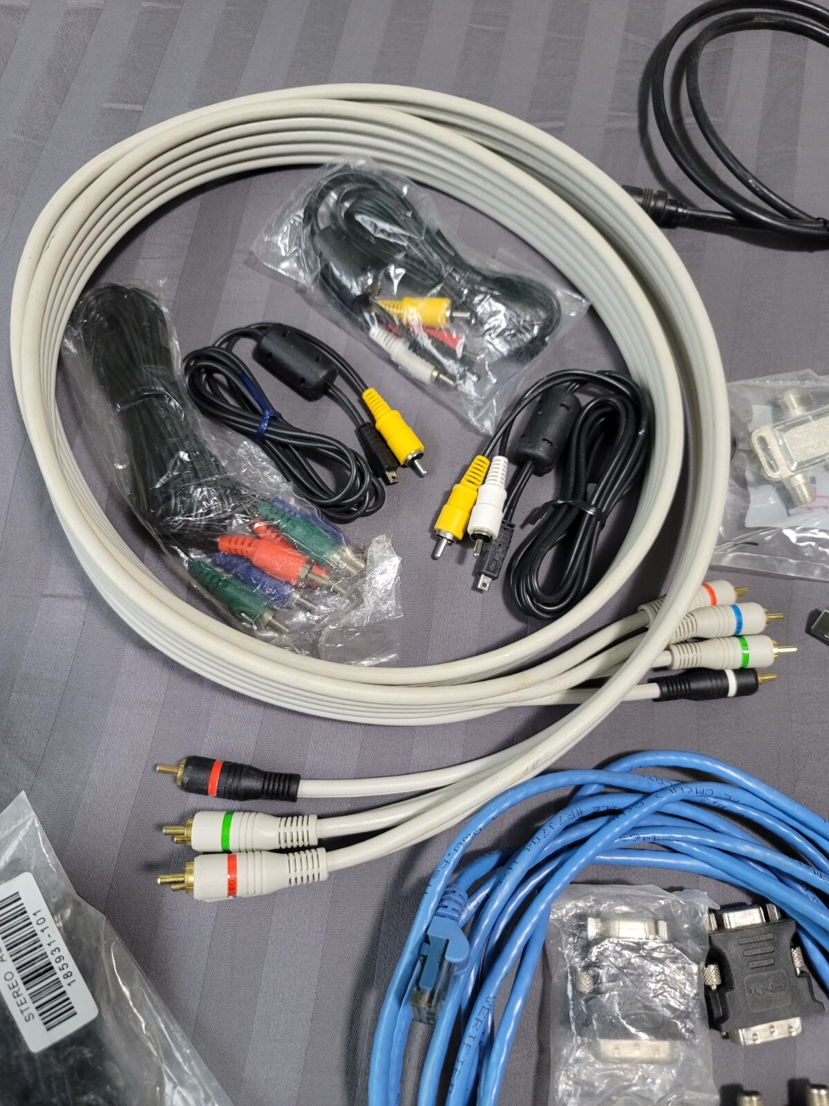 Wholesale Lot 30 Various USB Cords, Cables, Adapters, Ethernet And Similar Items