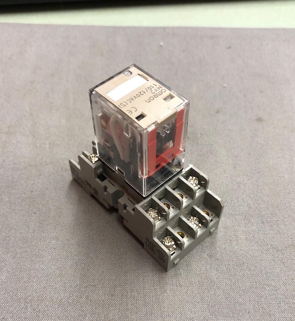 Omron Relay MY2 110/120 VAC With Base