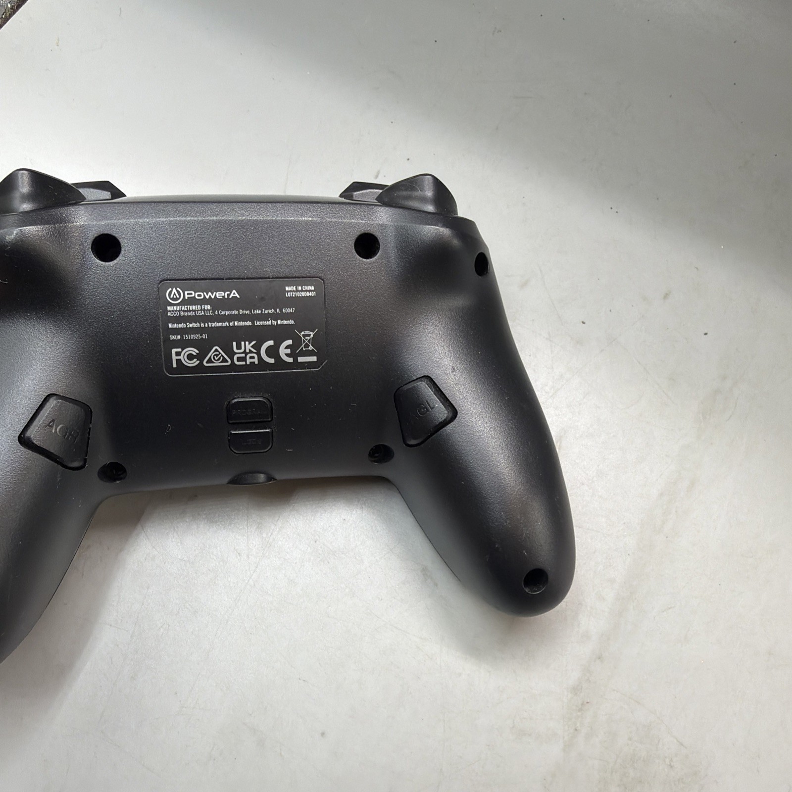 PowerA Wired Controller for Nintendo Switch – Matte Black – USED NO CABLE
