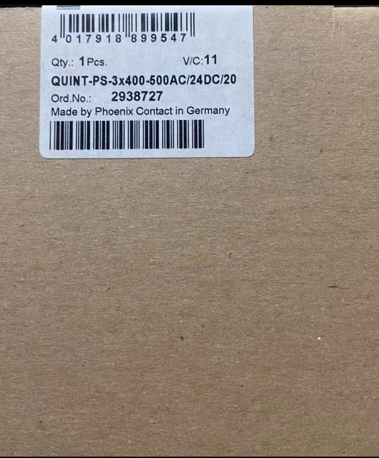 1 PCS Phoenix contact QUINT-PS-3×400-500AC/24DC/20 ALL NEW IN BOX