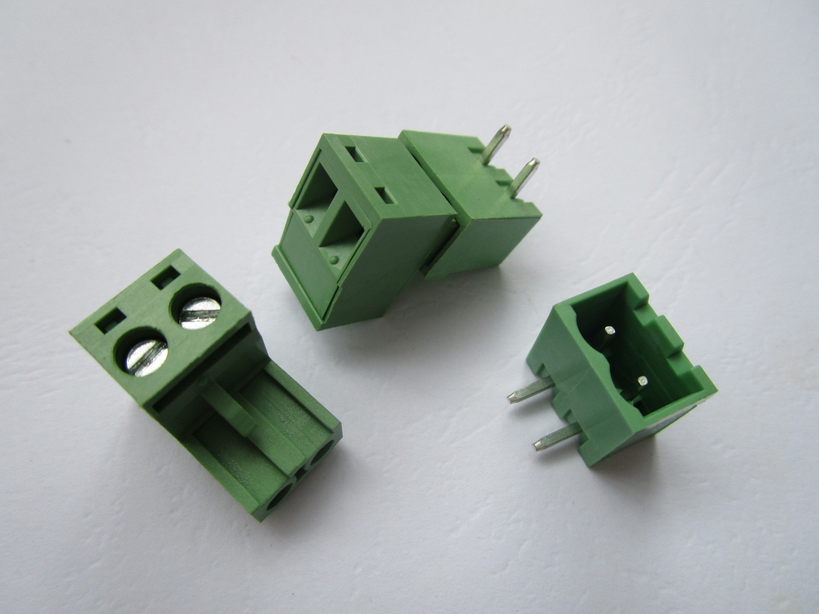 60 pcs Close Angle 2pin 5.08mm Screw Terminal Block Connector Pluggbale Type New