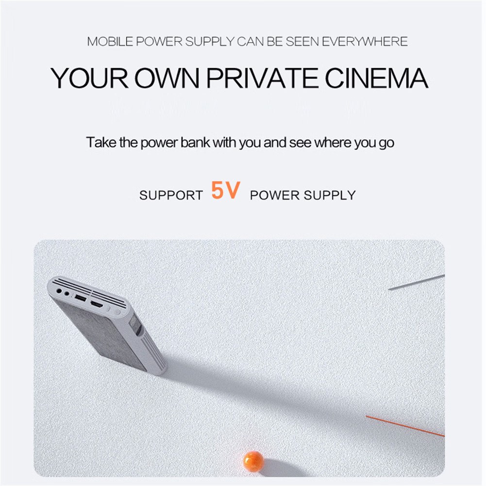 Yt500 Home Mini Projector Media Player Miniature Children Led Mobile Phone Proje