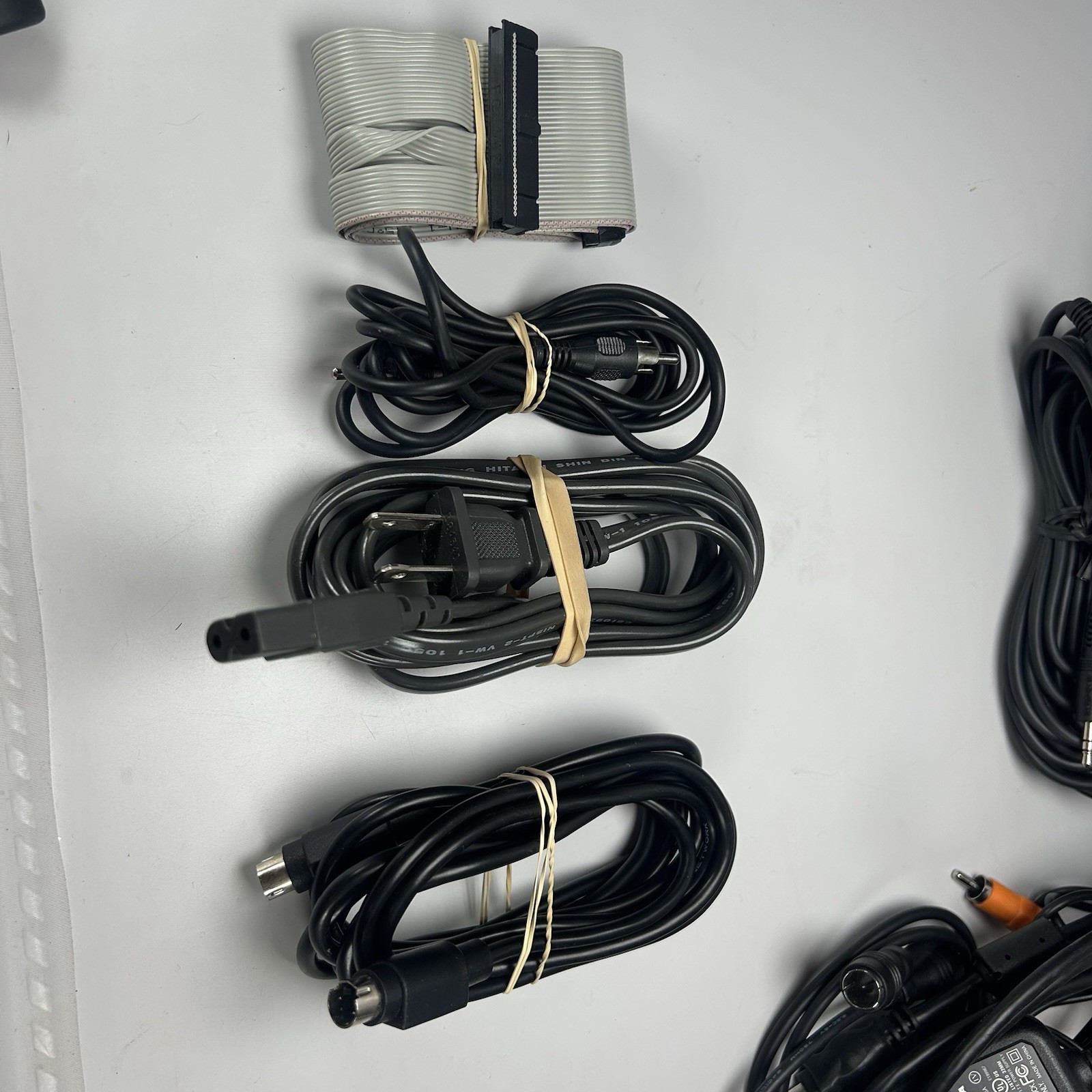 Lot Of 22 Random Junk Drawer Electrical Cables, Power Cords, Adapters, Wires,